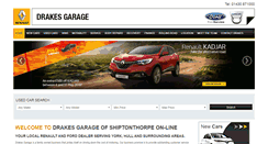Desktop Screenshot of drakesgarage.co.uk